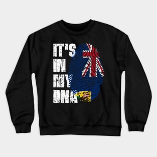 IT'S IN MY DNA Turks and Caicos Islands Flag Boy Girl Gift Crewneck Sweatshirt